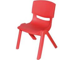 Bieco 04000005 - bambini sedia di plastica, rosso