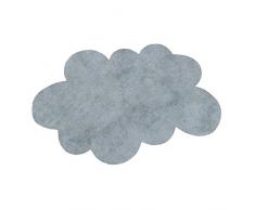 Pilepoil tappeto Cloud seta e cotone (140 x 200 cm, grande, grigio chiaro)