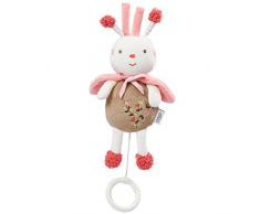 Fehn - Peluche con mini carillon integrato che emette una delicata melodia, da appendere alla carrozzina, al marsupio o al lettino, per neonati e bambini da 0 mesi