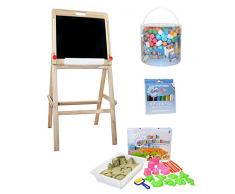 Little Helper, Tavolino Basso per Bambini, con ripiano Reversibile