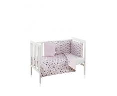 Funny Baby Pandy Custodia Rosa Piumino 110 x 150 cm Torre di letto 60 x 120 cm