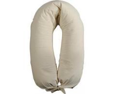 Merrymama IT-4V7B-JKGK Fodera Ricambio Cuscino Allattamento e Gravidanza, Ecrù Biologico Gots