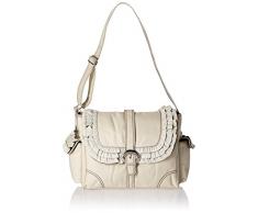 Kalencom Fashion - Borsa fasciatoio Miss Prissy, colore: Champagne/Cioccolato