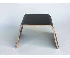 Älva of Sweden sgabello in legno (nero)