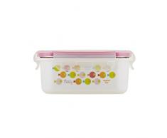 Inno Baby KS BT fish02 Keepin Smart della doppia coibentato Acciaio inox Bento Lunchbox Pesce, Rosa