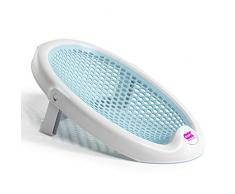 OKBABY Jelly - Sdraietta da Bagno Richiudibile, Morbida e Confortevole per il Bagnetto del Neonato 0-8 Mesi (8kg) - Azzurro