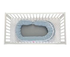 BabyNettino 2 in 1 + Junior Sleepy-C â lettino multifunzione per neonati, colore: blu