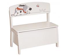 Roba 50765 Eltern Gustav Panca per Bambini, Bianco