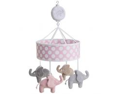 Rätt Start elefante design Musical letto mobile Baby Toy, rosa