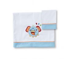 BOLIN BOLON-1450547015260-Set lenzuolo ELEPHANT e federe per cuscino 60 x 120 cm