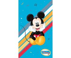CTI 046775 - Asciugamano Topolino, 265 g, colore: Blu