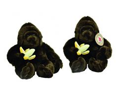 Nicotoy Peluche Gorilla con banana 25 cm