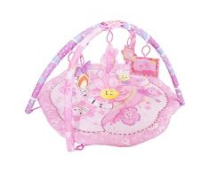 Sotech Tappeto Bambini, Tappeto Gioco Bambini, Fiori Tappeto Gattonamento, Stuoia Educativo, Stuoia Per Bambini, 85 x 85 x 44 cm