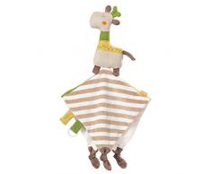 Fehn 059106 - Giraffa deluxe/camera da gioco, ausilio per addormentarsi e peluche, multicolore