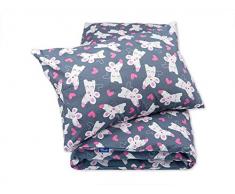 Pepi Leti 685843715412 - Biancheria da letto per bambini, motivo: innamorati di topi