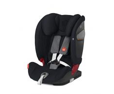 GB GOLD Everna-Fix Seggiolino Auto per Bambini, per Auto con Isofix, Gruppo 1/2/3, 9-36 kg, dai 9 Mesi ai 12 Anni, Velvet Black