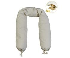 Merrymama- Riduttore Paracolpi Culla Neonati in Pula di Farro Bio cm 125 diam.8