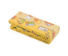 Junior Joy 6074YE Fogli Culla Flanella, Giallo