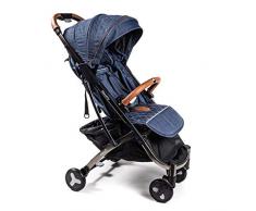 Nanetty Karibú - Passeggino pieghevole multifunzionale Blu jeans