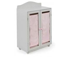 Bayer Chic 2000 Puntos 524 91 - Armadio per bambole, colore: grigio