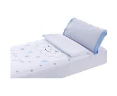 Pekebaby 10069119 102 A - Set di lenzuola per culla, 50 x 80 cm