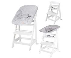 roba 75063WEV230 Born Up - Seggiolone per scale, set 2 in 1,roba Style grigio, bianco, 6450 g