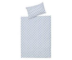 Schardt 13 609 1/761, set da 2 pezzi di biancheria da letto per bambini Circle Star, blu