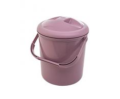 Rotho Babydesign Cestino per pannolini, 10 L, Minimo 0 Mesi, Bella Bambina, Fantastic Mauve (Viola), 20021 0288