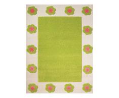 Little Helper Tappeto Ipoallergenico Pile Spesso e di alta qualità (80 x 150 cm, piccolo, verde)