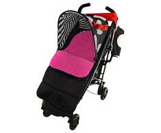 Coprigambe/Cosy Toes compatibile con passeggino Maclaren Quest sport rosa