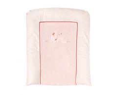 Nattou 424486 – Materassino fasciatoio, 60 x 65 cm, Rosa