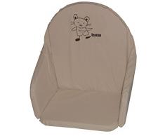 Cuscino per sedia in PVC Looping Taupe