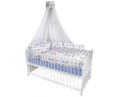 Baby-Set di biancheria per lettino, motivo: stelle