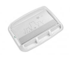 Brevi Tablet Fasciatoio con Portaoggetti, Bianconiglio