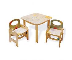 Dida - Tavolo Quadrato a Fiori per Bambini