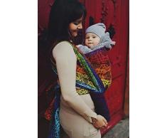 Little Frog 7320 - Fasciatoio da viaggio, misura 7, motivo prismatico, 250 g, colore: Blu