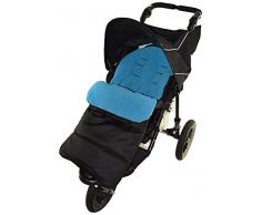Coprigambe/Cosy Toes compatibile con passeggino Jane slalom blu oceano