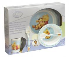 set pranzo 5 pezzi winnie the pooh blu