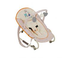 Hauck Bungee Deluxe Sdraietta Dondolamento, Arco Giochi Schienale Regolabile, Cintura di Sicurezza e Manici di Trasporto, dalla Nascita fino a 9 kg, Anti-Ribaltamento, Animals