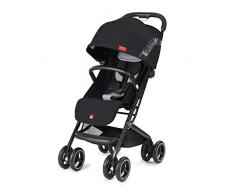 GB GOLD Qbit+ All Terrain Passeggino, Luxus Traveller, Sistema di Viaggio 3 in 1, dalla Nascita fino a 17 Kg, circa 4 Anni, Velvet Black