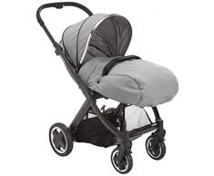 Vital Innovations, O2B Oyster2, Passeggino con accessori (cappottina, paravento, seduta e poggiatesta), Grigio (grau)