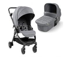 Baby Jogger 2044257 - Passeggino e navicella 2 in 1 Baby Jogger City Tour LUX, leggero, pieghevole e portatile, colore: Grigio