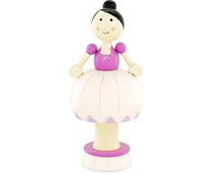 Statuetta musicale ballerina rosa
