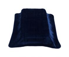 Cambrass 37978 Raschel Culla Be Solid Coperta, Blu, 110 x 140 cm