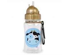 Skip Hop Zoo - Borraccia con cannuccia, motivo: animali
