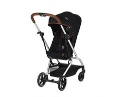 Cybex Gold Passeggino Eezy S Twist+, Seduta Rotabile a 360°, Compatto, Leggero, dalla Nascita fino a 17 kg, 4 Anni circa, Collezione Denim, Lavastone Black