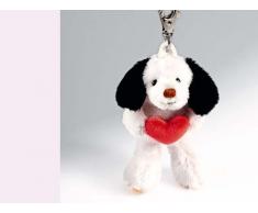 Schaffer Rudolph Dog Wumpi-Portachiavi a forma di cuore con peluche