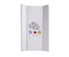Naf-Naf 30491 - Materassino fasciatoio 45 x 75 cm, decorazione ippopotamo