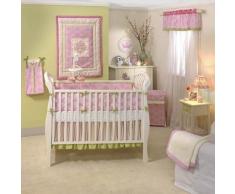 Lambs and Ivy-Set di biancheria da letto Luxury, colore: rosa, 4 pezzi