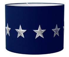 Taftan LPS-143 - Lampadario pendente da soffitto, diametro 35 cm, motivo con stelle argentate in rilievo, disponibile in 3 colori